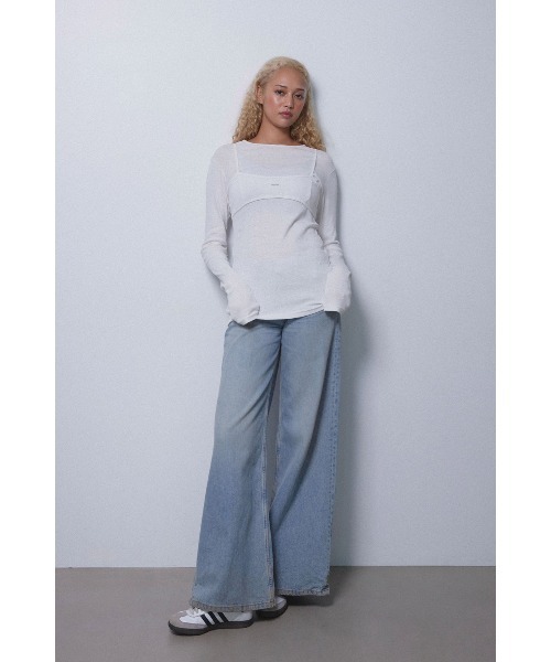 ALEXIA STAM（アリシアスタン） tシャツ Wellness Long Sleeve Tee