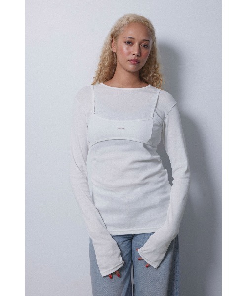 ALEXIA STAM（アリシアスタン） tシャツ Wellness Long Sleeve Tee