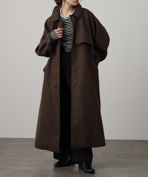 OMNES（オムネス） コート アウター ニットモッサ アレンジカラー