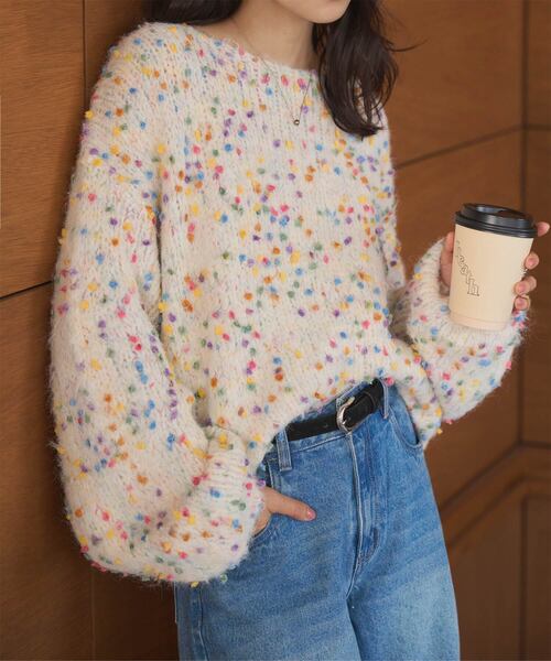 KOBE LETTUCE（神戸レタス） ニット セーター カラフルネップニット