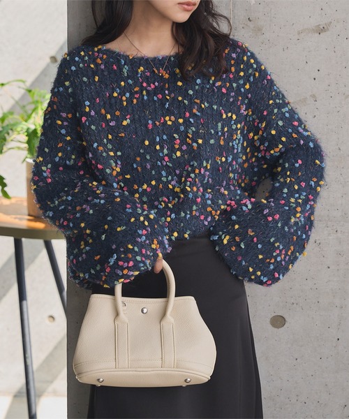 KOBE LETTUCE（神戸レタス） ニット セーター カラフルネップニット