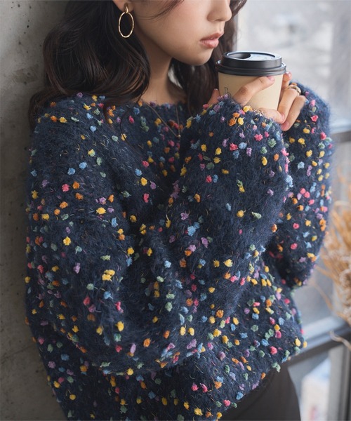 KOBE LETTUCE（神戸レタス） ニット セーター カラフルネップニット