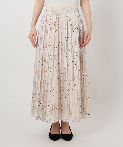 SLOBE IENA（スローブイエナ） スカート ドットプリーツスカート