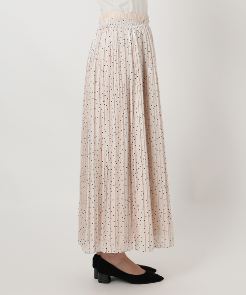 SLOBE IENA（スローブイエナ） スカート ドットプリーツスカート