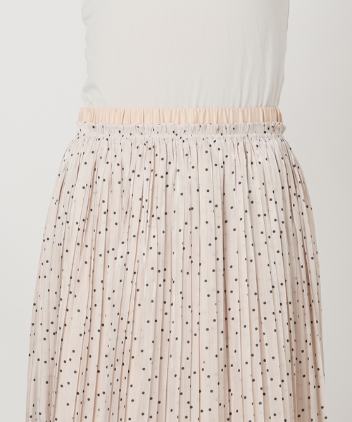 SLOBE IENA（スローブイエナ） スカート ドットプリーツスカート