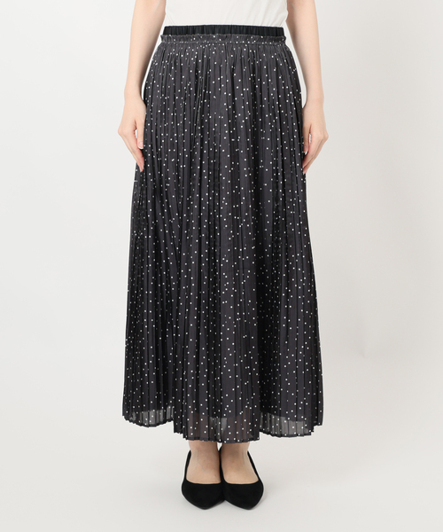 SLOBE IENA（スローブイエナ） スカート ドットプリーツスカート