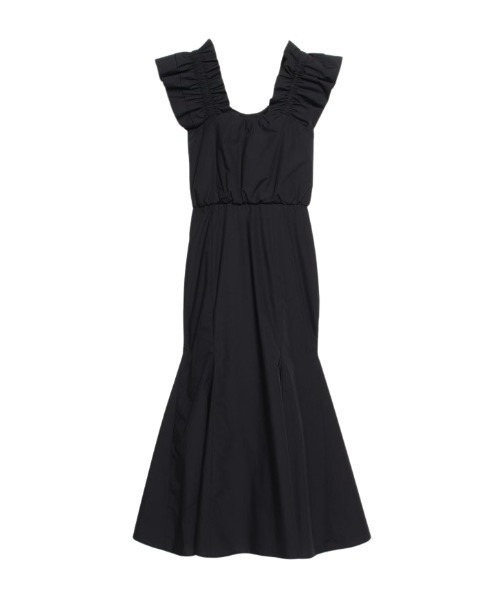 「anuans」 ノースリーブワンピース MEDIUM ブルー レディース_画像3