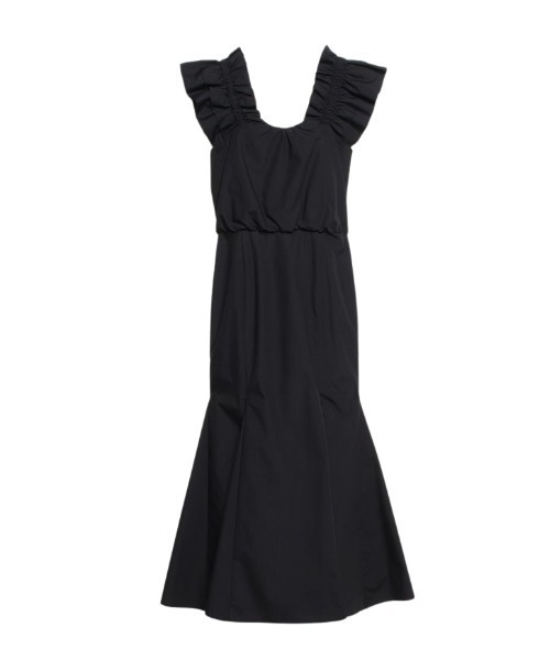 「anuans」 ノースリーブワンピース MEDIUM ブルー レディース_画像4