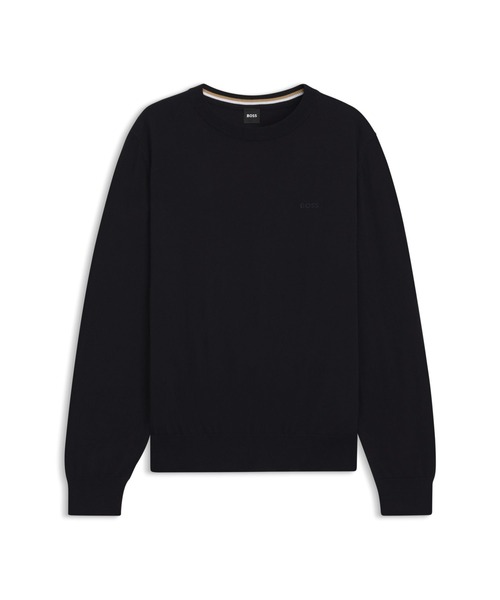 BOSS（HUGO BOSS） セーター ニット コットンセーター ロゴエンブロイ