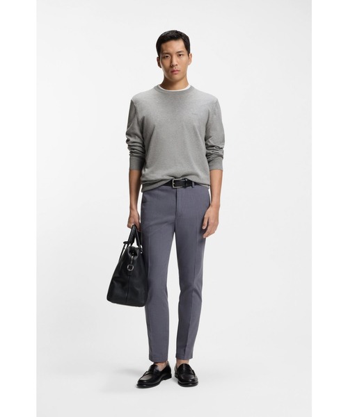 BOSS（HUGO BOSS） セーター ニット コットンセーター ロゴエンブロイ