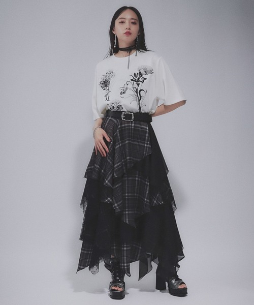 「HARE」 半袖Tシャツ FREE ホワイト レディース_画像5