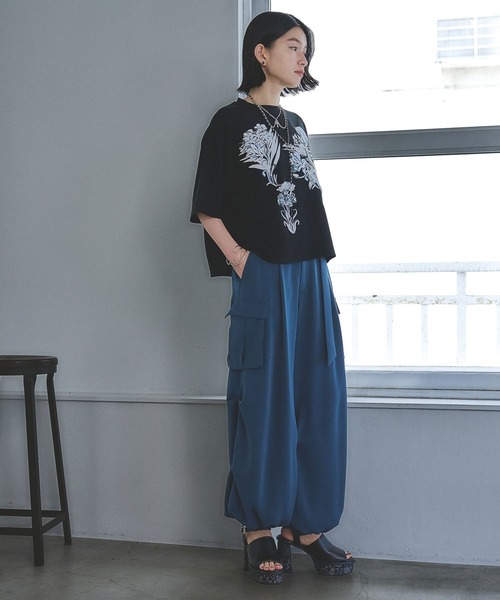 「HARE」 半袖Tシャツ FREE ホワイト レディース_画像8