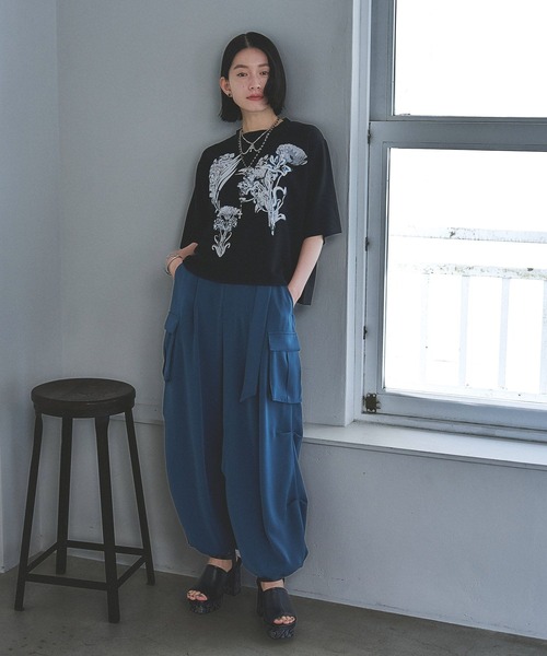 「HARE」 半袖Tシャツ FREE ホワイト レディース_画像9