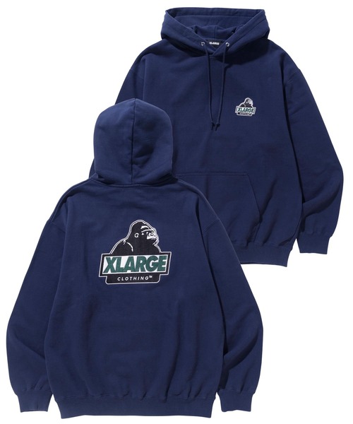 XLARGEネイビーパーカー XLARGE（エクストラ ラージ） プルオーバーパーカー L ネイビー メンズ