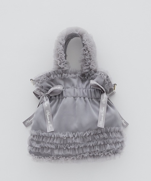 Maison de FLEUR メゾンドフルール トートバッグ チュールフリルダブルリボン2Wayトート レディース ZOZOTOWN Yahoo 店 - 通販 - Yahoo ショッピング