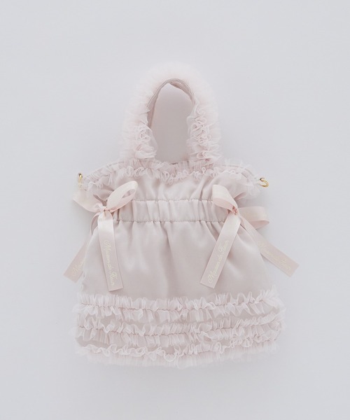 Maison de FLEUR（メゾンドフルール） トートバッグ チュールフリル