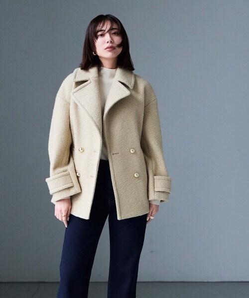 cloenc（クロエンス） ピーコート pコート ループメルトンPコート