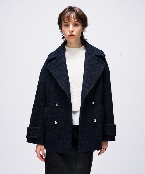 cloenc（クロエンス） ピーコート pコート ループメルトンPコート