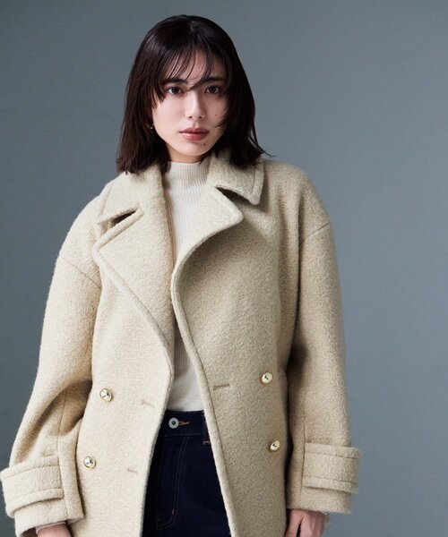 cloenc（クロエンス） ピーコート pコート ループメルトンPコート