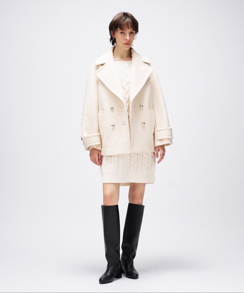 cloenc（クロエンス） ピーコート pコート ループメルトンPコート