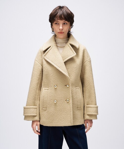 cloenc（クロエンス） ピーコート pコート ループメルトンPコート