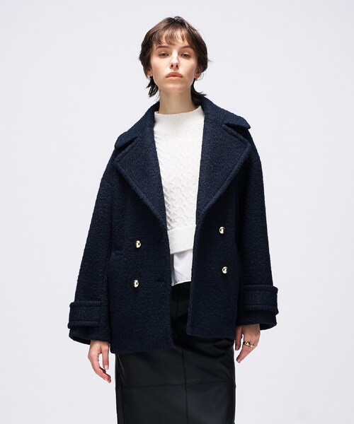 cloenc（クロエンス） ピーコート pコート ループメルトンPコート