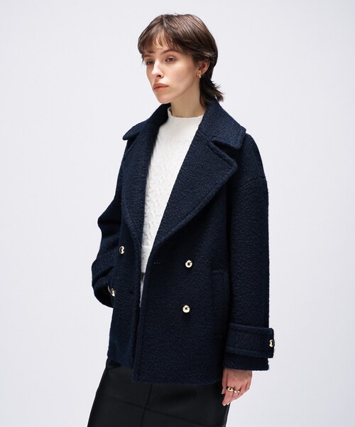 cloenc（クロエンス） ピーコート pコート ループメルトンPコート