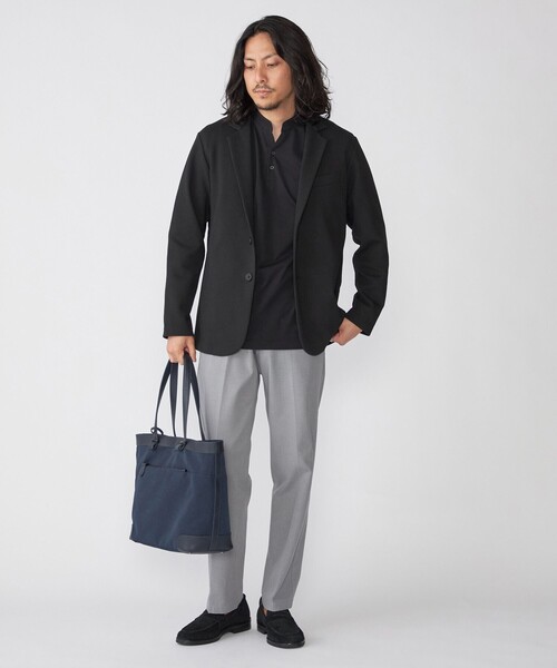 未使用 シップス テーラードジャケット 麻100％ ネイビー LL SHIPS（シップス） テーラードジャケット MEDIUM ネイビー メンズ