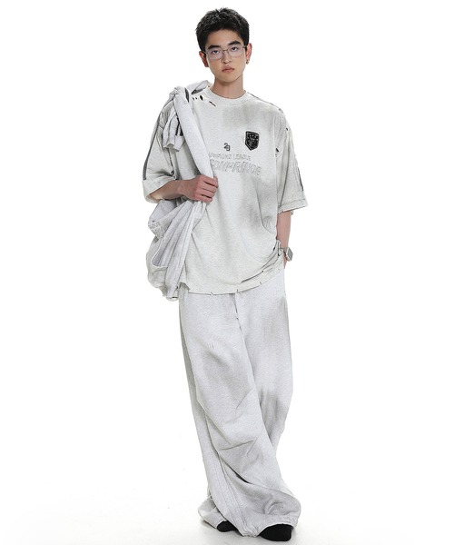 「MASONPRINCE」 半袖Tシャツ L ブラック メンズの画像