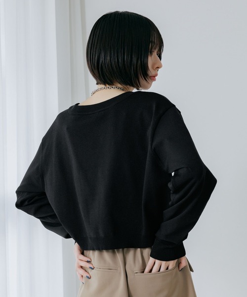 PAGEBOY（ページボーイ） ニット セーター スタッズルーズネックプル