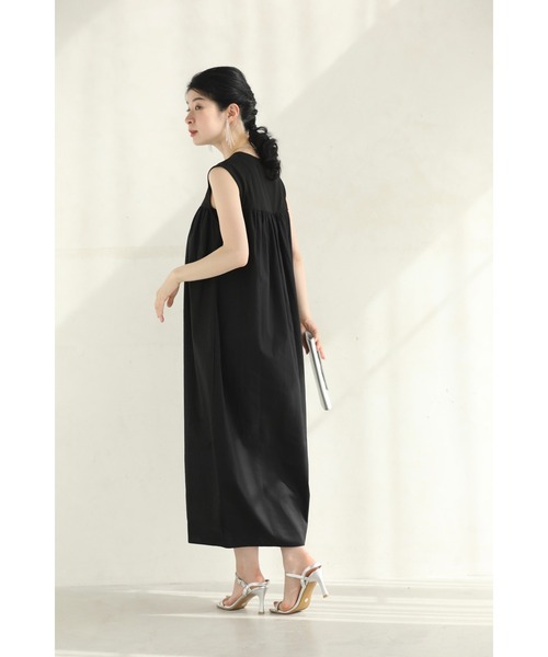「CAWAII」 ノースリーブワンピース FREE ブラック レディース_画像8