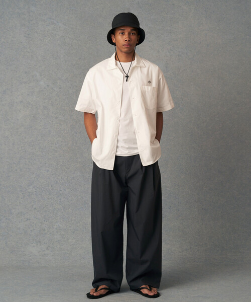 Danton（ダントン） 半袖シャツ 42 サックスブルー メンズ : ZOZOTOWN