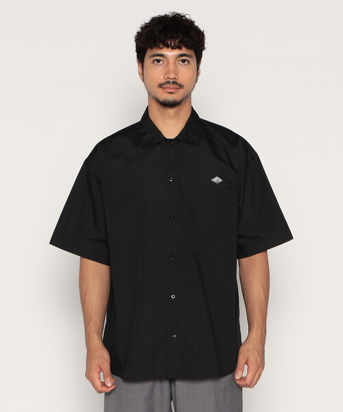 DANTON 半袖シャツ　44 ブラック Danton（ダントン） 半袖シャツ 42 サックスブルー メンズ : ZOZOTOWN