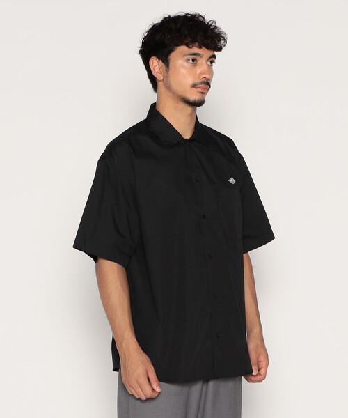 DANTON 半袖シャツ　44 ブラック Danton（ダントン） 半袖シャツ 42 サックスブルー メンズ : ZOZOTOWN