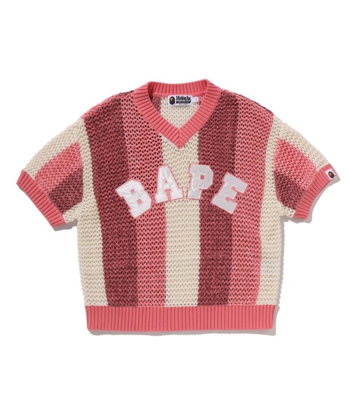 tシャツ BAPE CROCHET OVERSIZED TEE レディースの画像