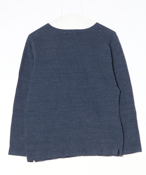 「ABAHOUSE」 長袖Tシャツ 44 ネイビー メンズ_画像2