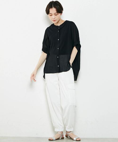 「MELROSE claire」 カーゴパンツ 2 オフホワイト レディース_画像7