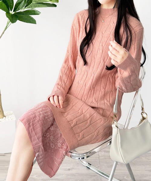 Dewlily ワンピース ひと目でかわいいを叶えるやわらかシルエット