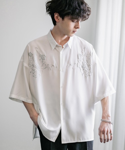 「Rocky Monroe」 半袖シャツ X-LARGE チャコールグレー メンズ_画像3