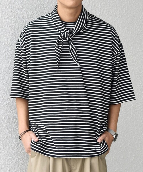 SHIPS any tシャツ any:「洗濯機可能」マリンテイスト ボーダー