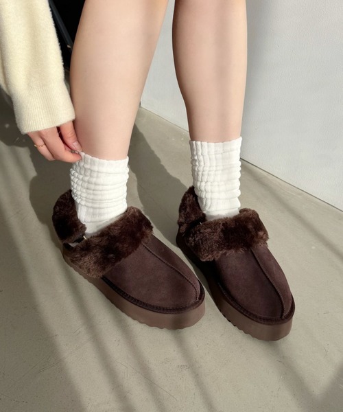 「ORiental TRaffic」 フラットサンダル M ブラウン レディース_画像3