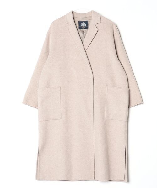((美品))SLOBE IÉNA ライトベージュ　ウール チェスターコート SLOBE IENA（スローブイエナ） チェスターコート - ベージュ
