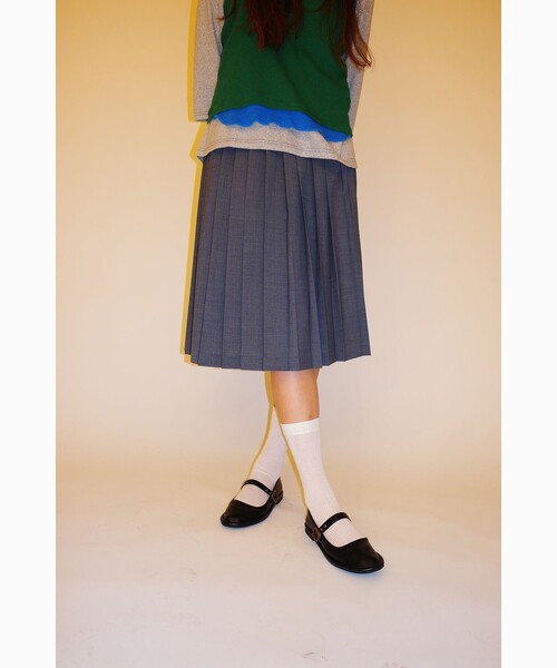 BEAMS BOY（ビームス ボーイ） スカート ミックス プリーツ スカート