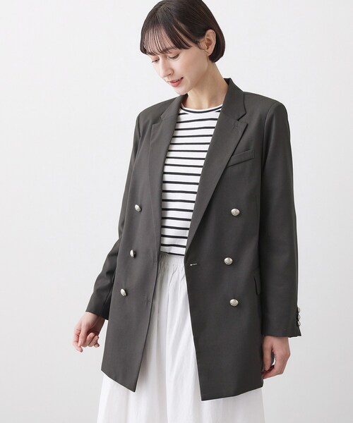 美品　現行タグ　PaulSmith　ダブルテーラードジャケット　46サイズ Dessin（デッサン） ジャケット テーラードジャケット ダブル