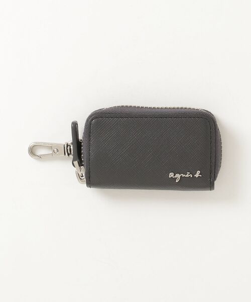 agnès b. グレー ケース agnes b.（アニエスベー） キーケース FREE グレー系その他 メンズ