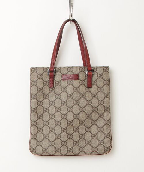 GUCCI（グッチ） GGスプリーム ハンドバッグ - ブラウン レディース 