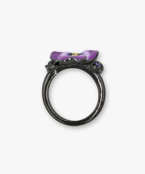 ANNA SUI 紫色のリング ANNA SUI（アナスイ） 指輪 リング リボンモチーフ リング レディース