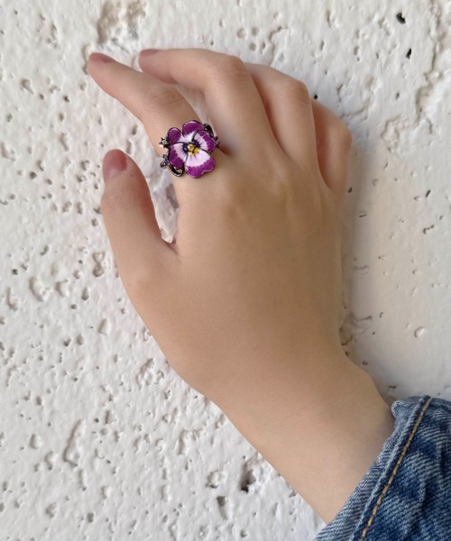 ANNA SUI（アナスイ） 指輪 リング ビオラモチーフ リング レディース