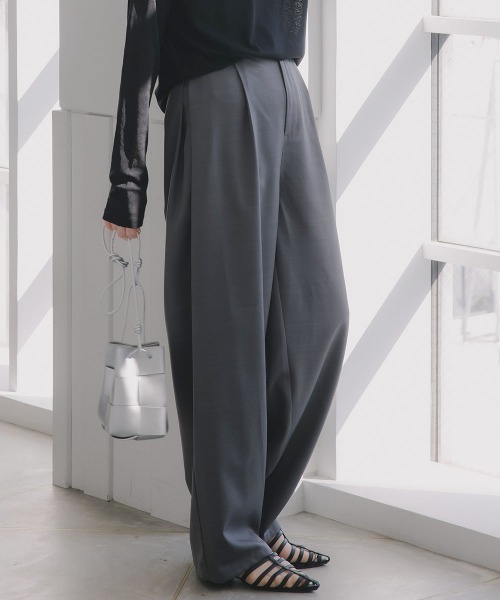 slattgir（スラットジール） ワイドパンツ パンツ 高身長 サイドタック