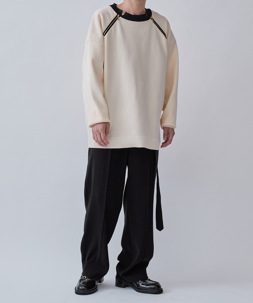 「CULLNI」 スラックス 2 ブルー メンズの画像